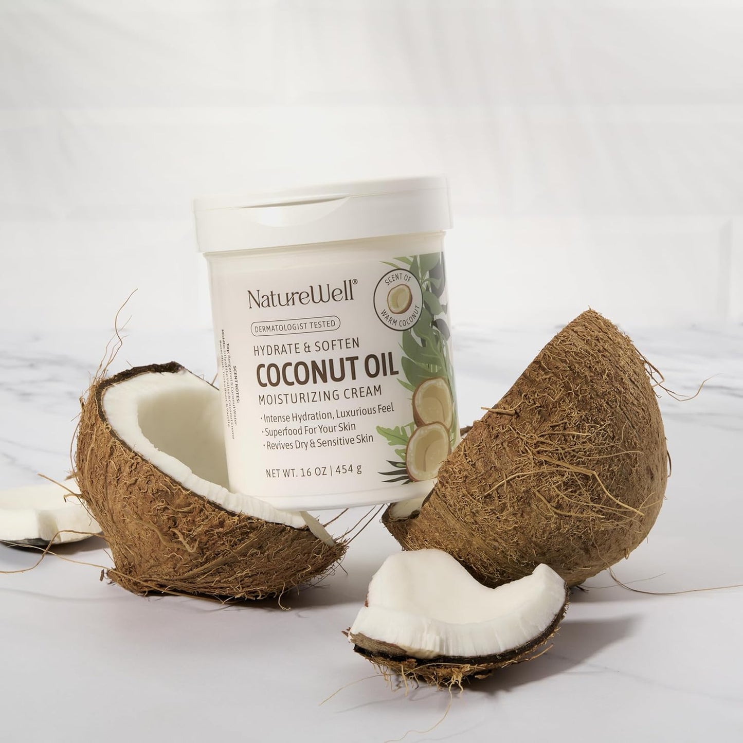 HydraGlow Coconut + MCT Body Cream (16oz)
