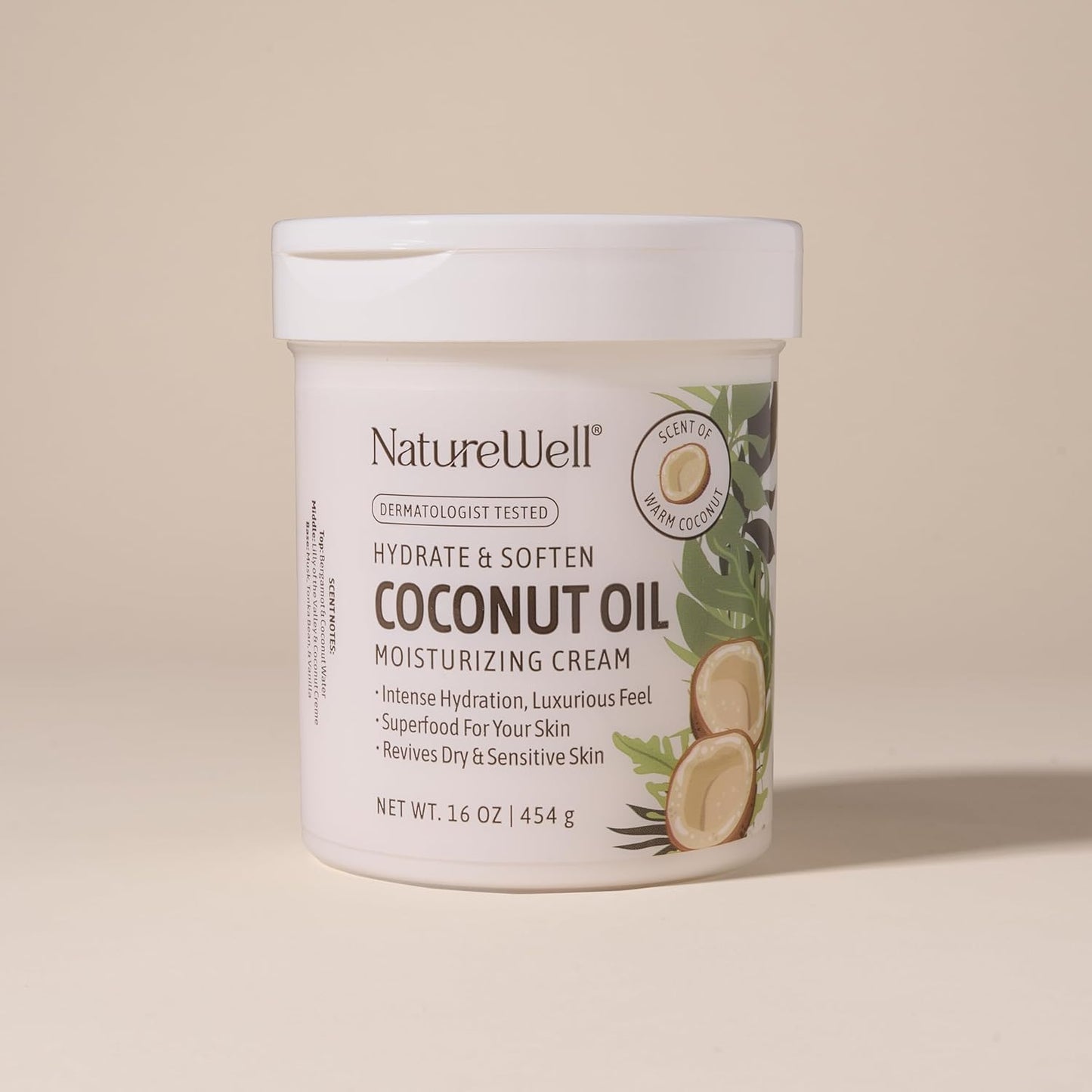 HydraGlow Coconut + MCT Body Cream (16oz)
