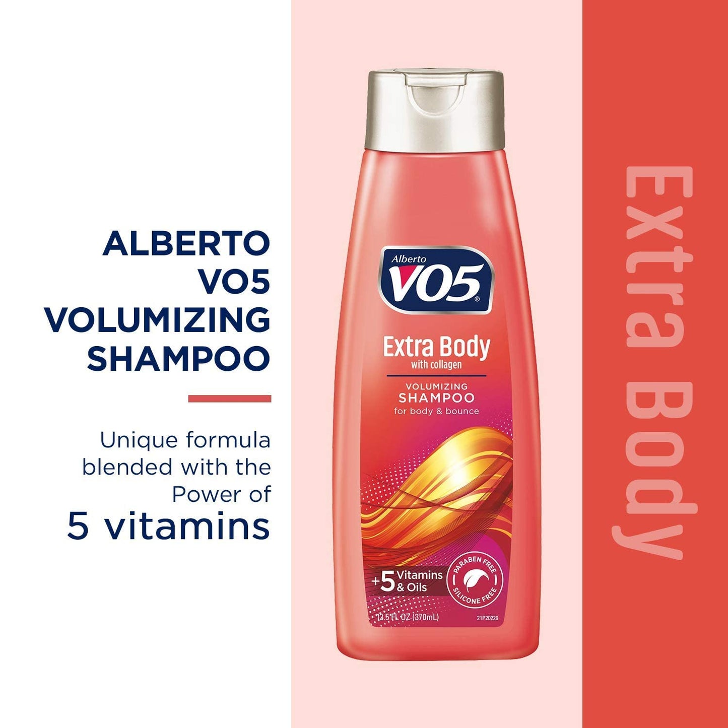 VO5 Extra Body Volumizing Shampoo Unisex 12.5 oz (Pack of 3)