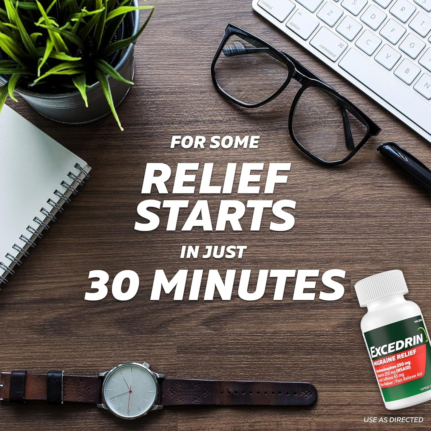 Excedrin Migraine Relief 300 Caplets Pain Relievel