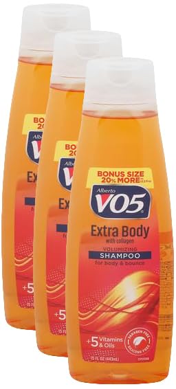 VO5 Extra Body Volumizing Shampoo Unisex 12.5 oz (Pack of 3)